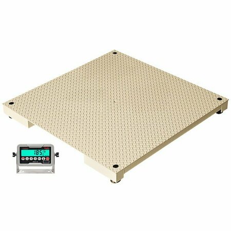 CARDINAL DETECTO Floor Hugger FH-544F-185 5000 lb. Industrial Floor Scale with 185 Indicato 308FH544F204